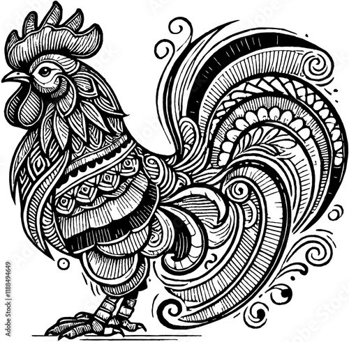 ornamental chicken 3.eps