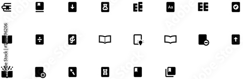 Set of Books icons