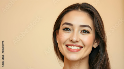 beautiful lady smiling at the camera