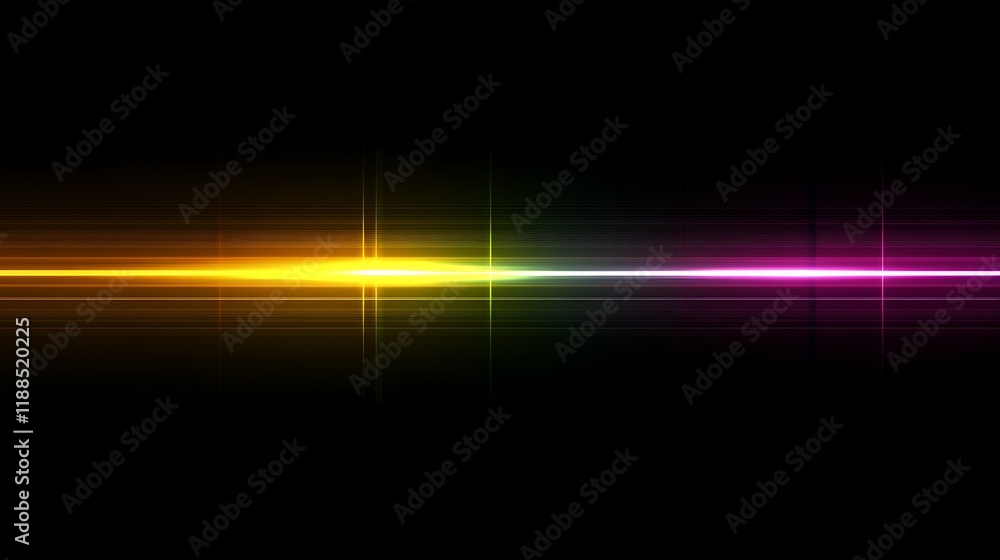 Abstract light streaks horizontal background, possible use in graphic design Abstract light streaks horizontal background, possible use in graphic design