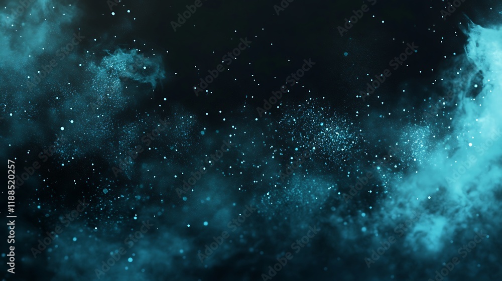 Naklejka premium Abstract space nebula background