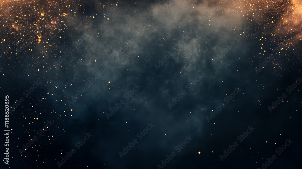 Naklejka premium Abstract fiery smoke effect