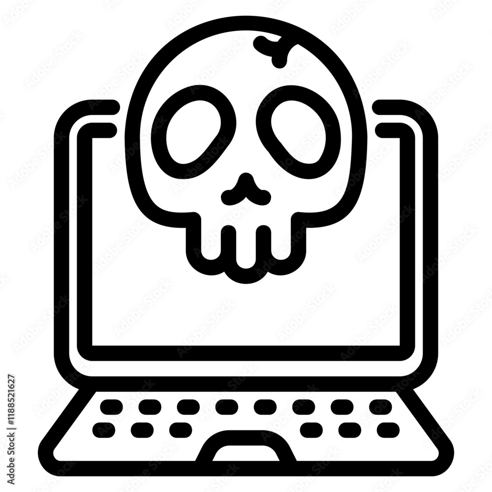 Cyber attack icon Cyber attack icon