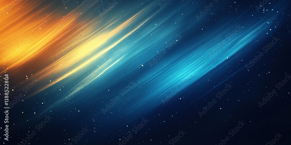 Obraz premium Vibrant yellow blending into blue with grainy texture, creating an abstract noise background, perfect for creative designs, comic book style