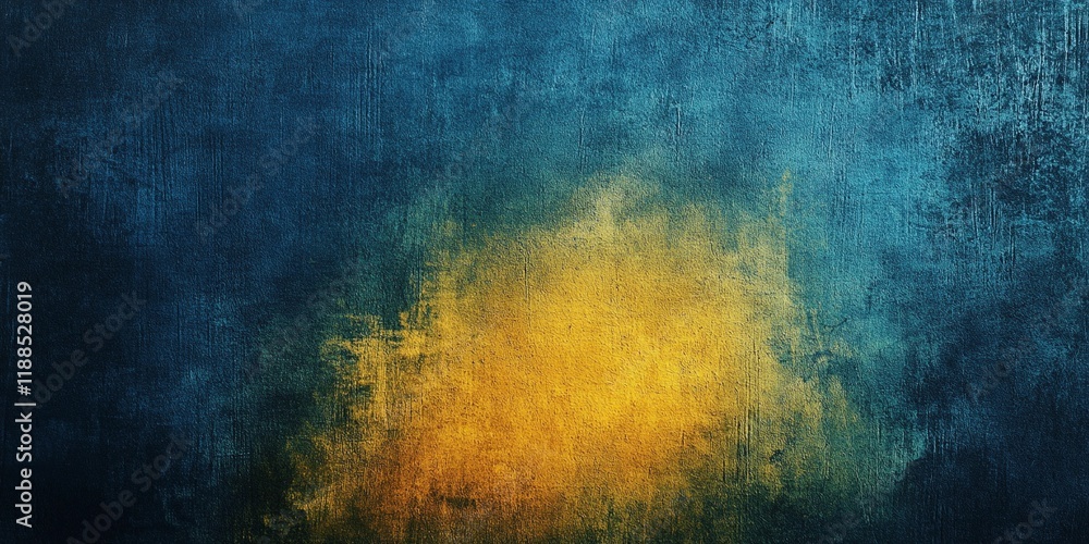 Obraz premium Vibrant blue and yellow grainy surface with subtle noise, ideal for creative backgrounds and artistic compositions, comic book style