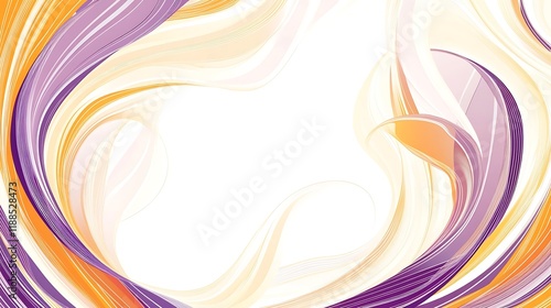 Abstract colorful ribbon design background photo