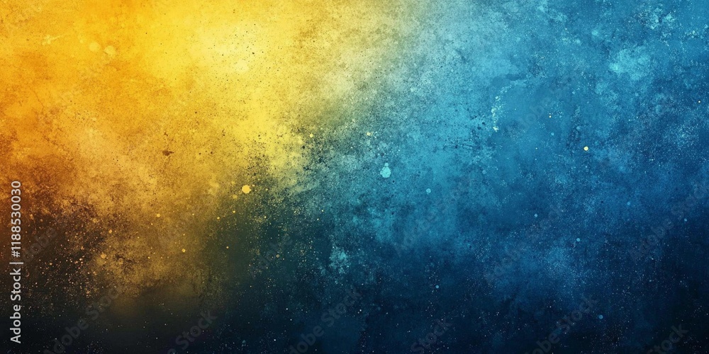Textured yellow and blue grain background with noise effect, suitable for graphic design and modern digital art, book illustration style Textured yellow and blue grain background with noise effect, suitable for graphic design and modern digital art, book illustration style