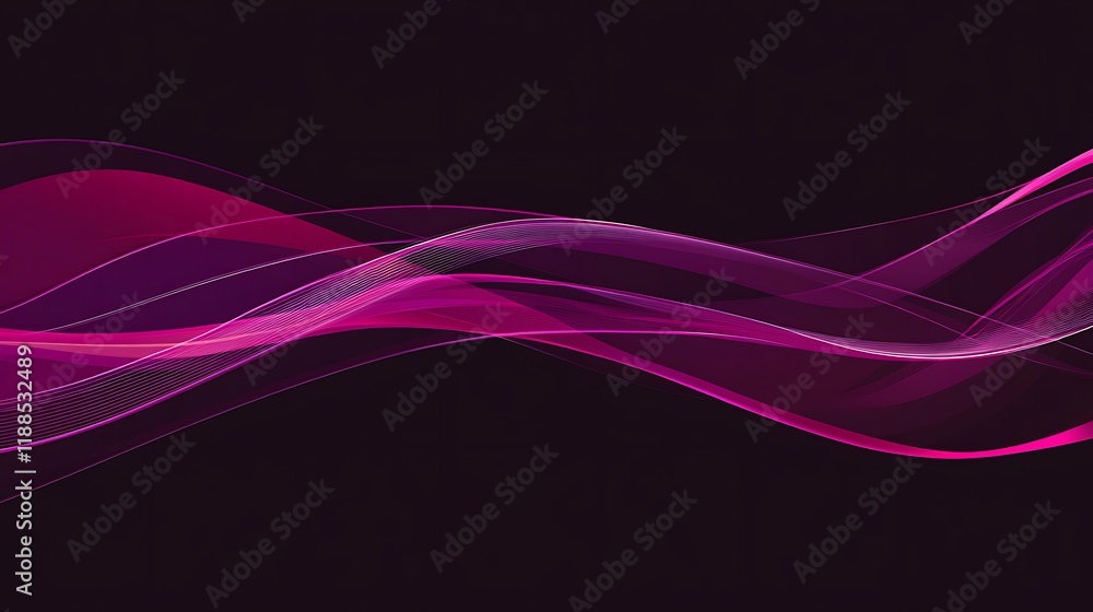 Fototapeta premium Abstract Flowing Lines (5)