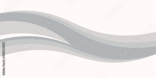 Vector orange line background curve element with white space for text and message design, overlapping layers, vector