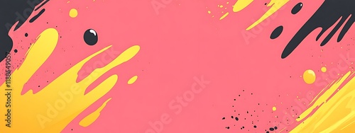 Abstract paint splashes background (1) photo