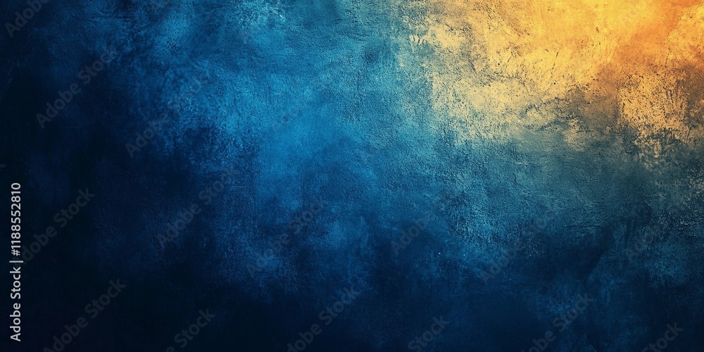 Obraz premium Vibrant blue and yellow grainy surface with subtle noise, ideal for creative backgrounds and artistic compositions, comic book style