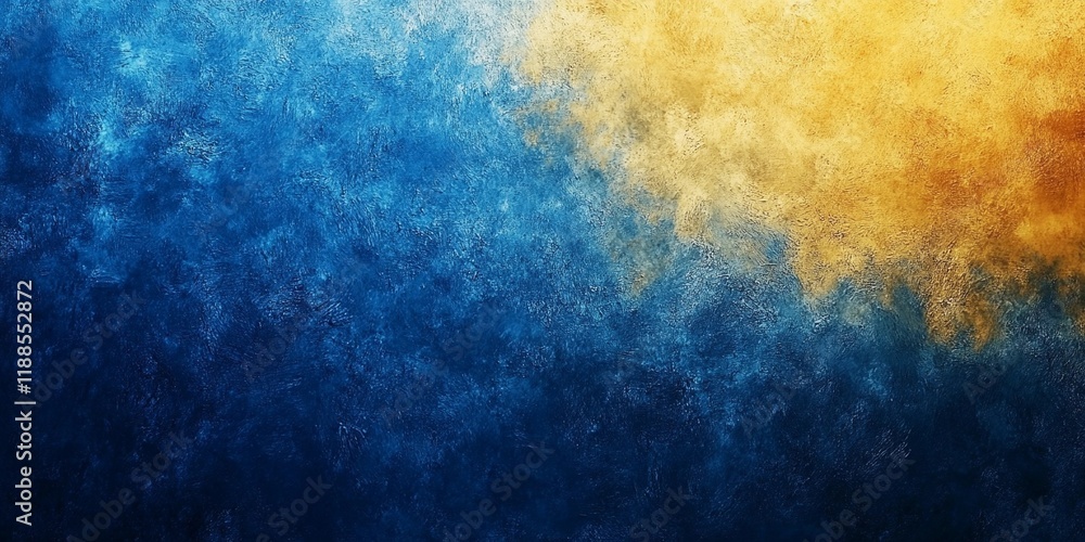 Obraz premium Vibrant blue and yellow grainy surface with subtle noise, ideal for creative backgrounds and artistic compositions, comic book style