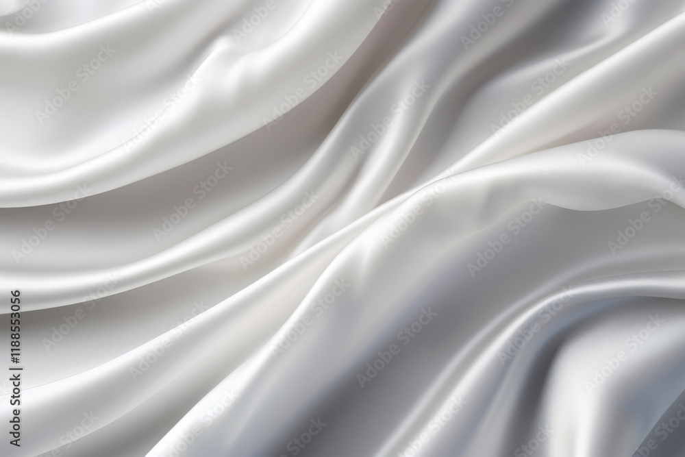 Obraz premium white silk on background