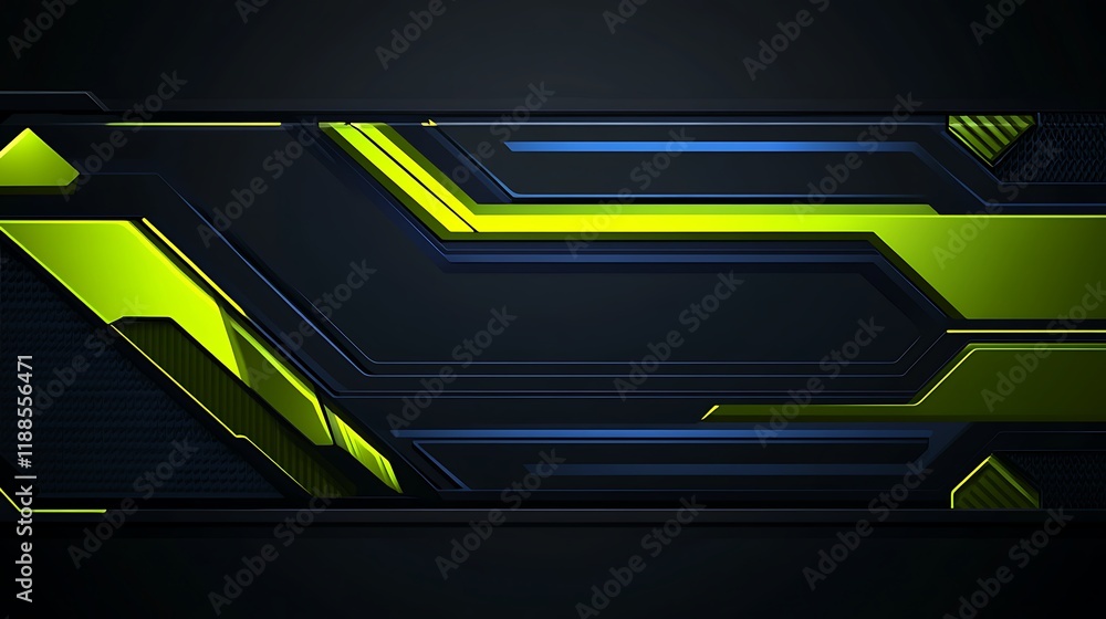 Abstract technology design template