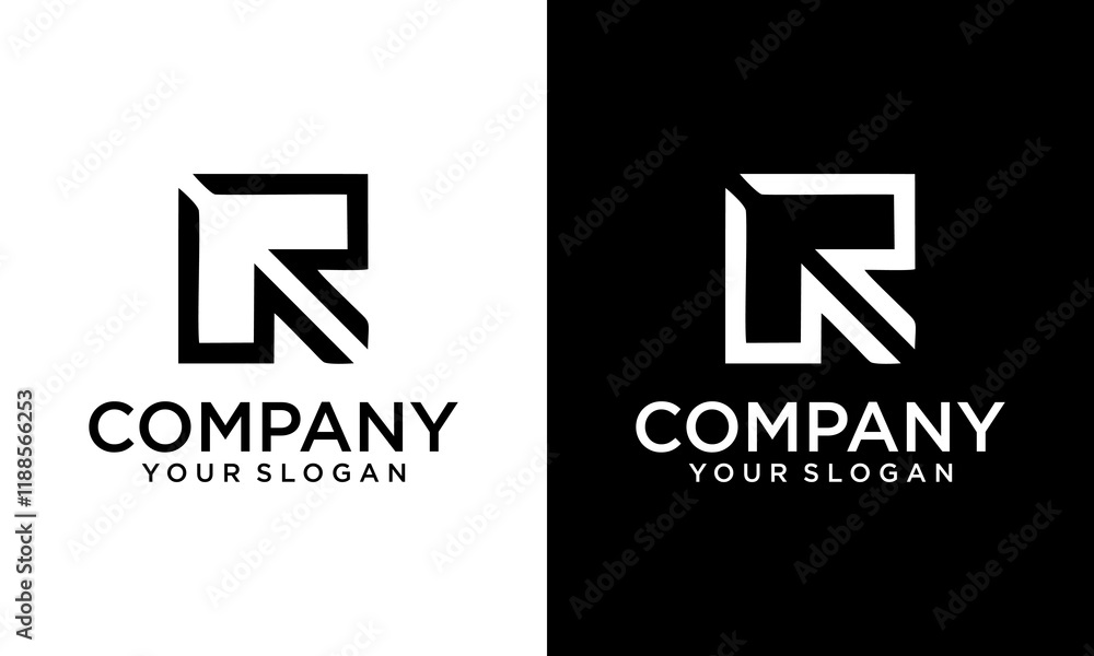 Creative Initial Letter R Arrow Logo Design Vector Creative Initial Letter R Arrow Logo Design Vector