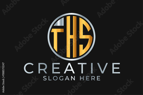 THS name initials monogram logo photo