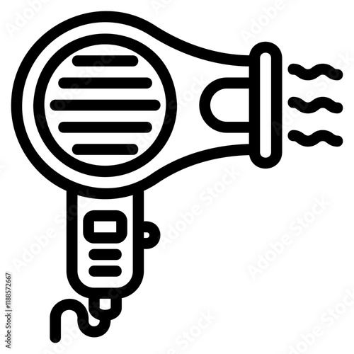hair dryer icon