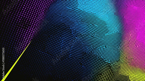 Abstract colorful halftone design background (2) photo