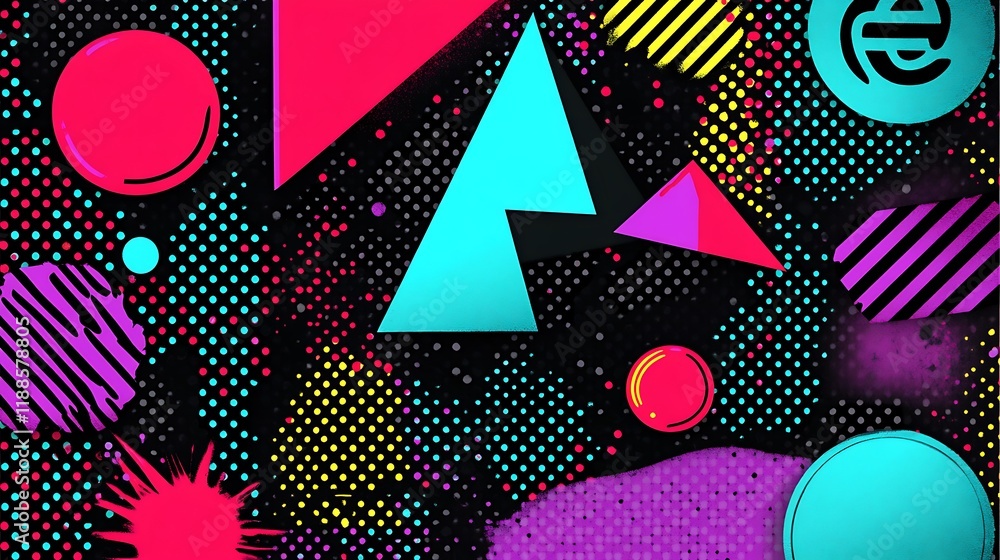 Abstract geometric shapes pattern background (17) Abstract geometric shapes pattern background (17)