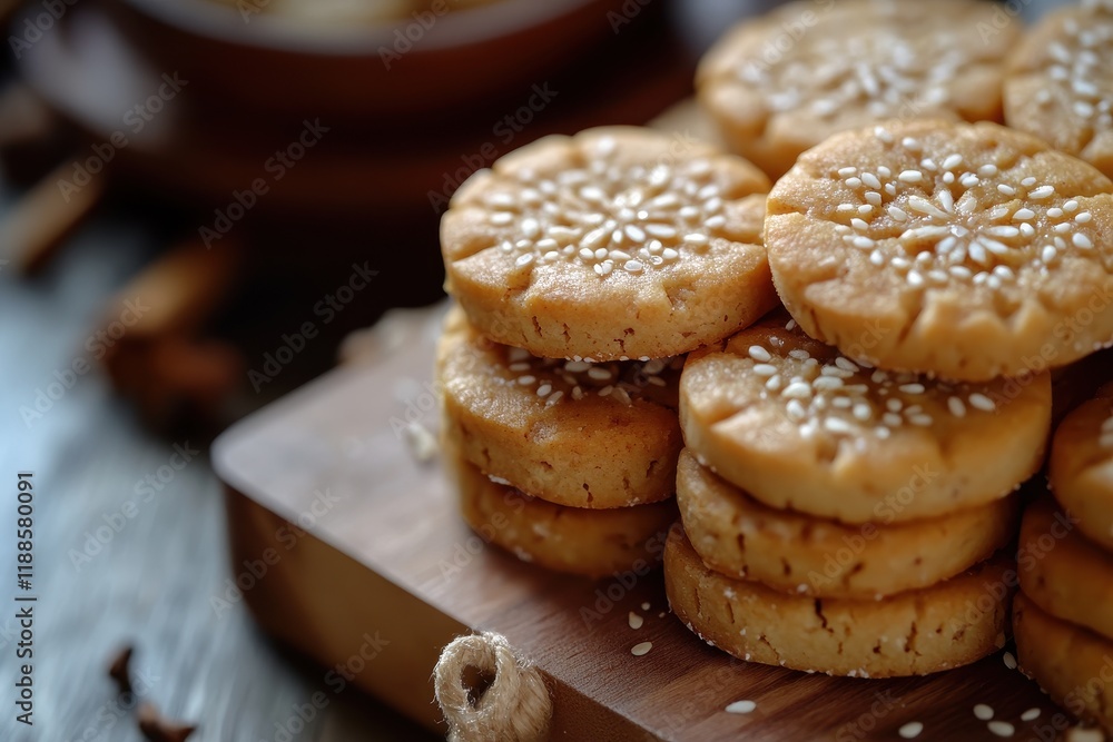 Yakgwa traditional Korean cookies crafted from flour sesame oil honey rice wine cinnamon and ginger juice Yakgwa traditional Korean cookies crafted from flour sesame oil honey rice wine cinnamon and ginger juice
