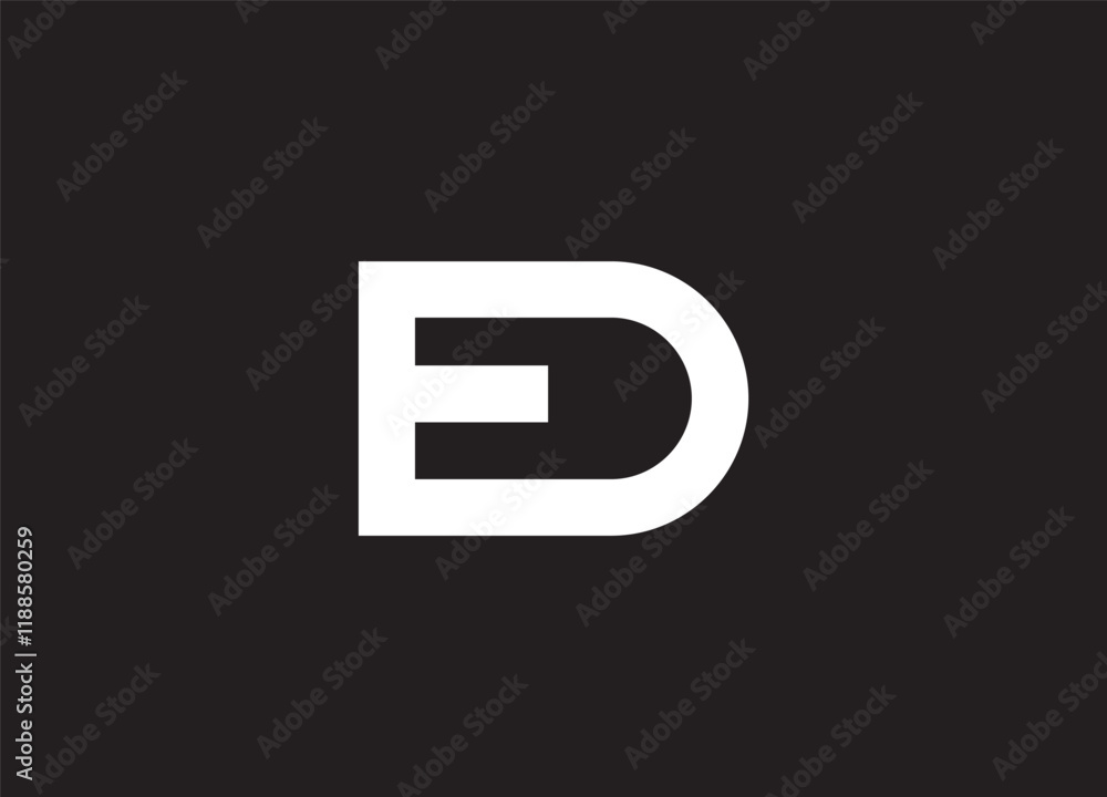 ED logo design vector initial design
ED logo design vector initial design