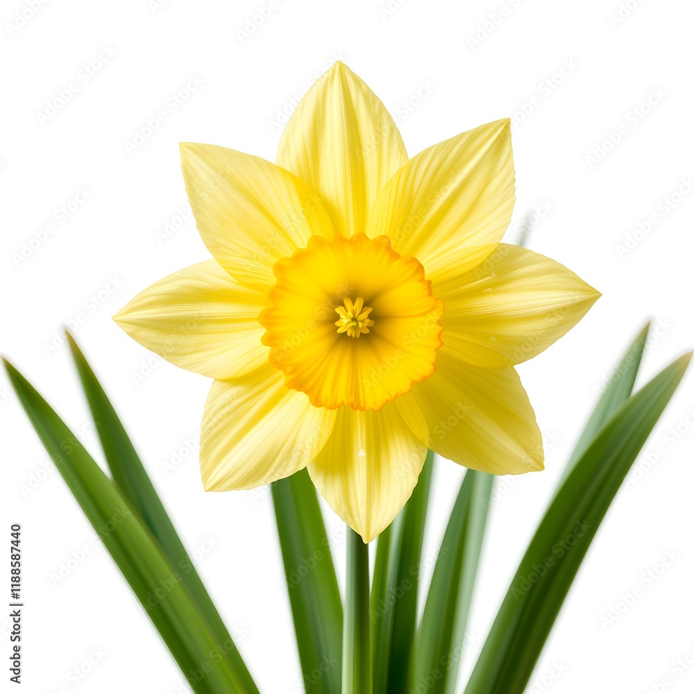 yellow daffodil isolated on white yellow daffodil isolated on white