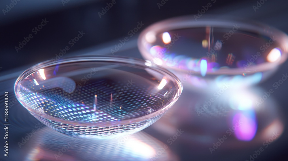 Futuristic Contact Lenses: A Close-Up View of Advanced Technology Futuristic Contact Lenses: A Close-Up View of Advanced Technology
