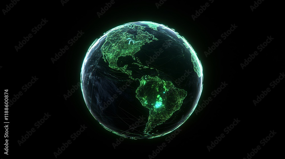 Digital Globe: A Futuristic Visualization of the Americas' Network Digital Globe: A Futuristic Visualization of the Americas' Network
