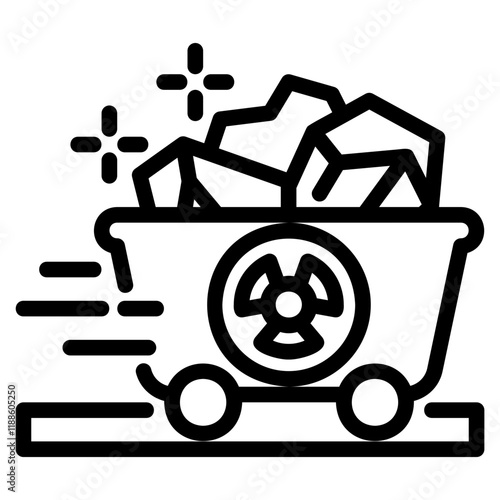 Uranium mine icon
