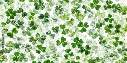 Green Shamrock Pattern