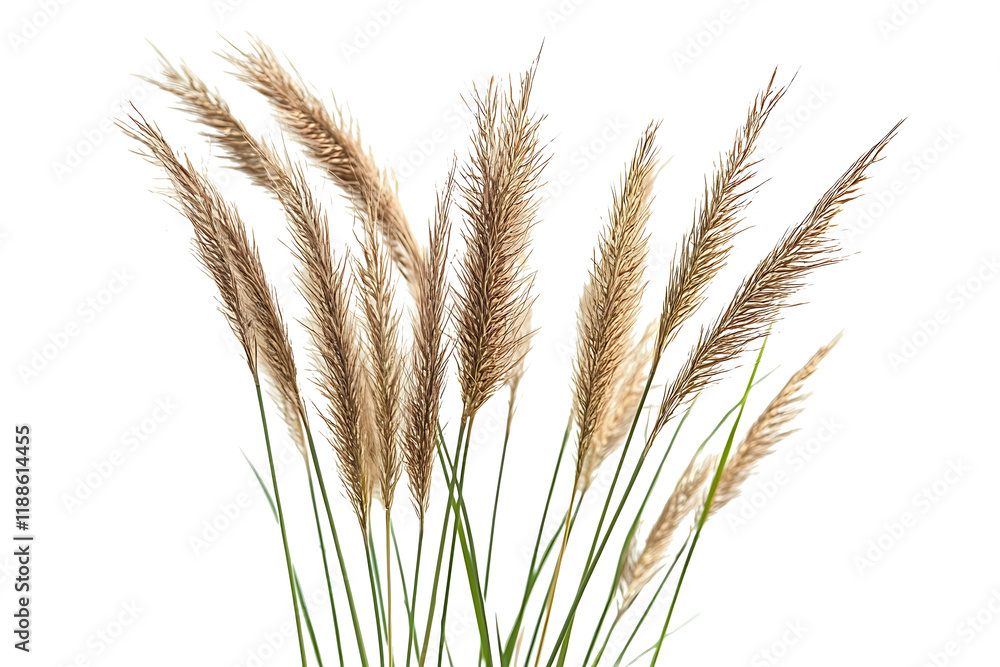 Cane, reed seeds and grass isolated on PNG Cane, reed seeds and grass isolated on PNG