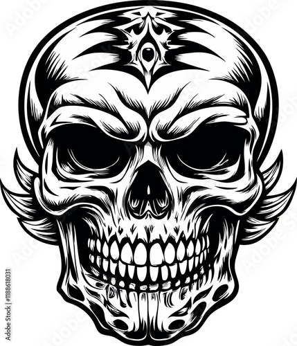 teschio per t shirt 01