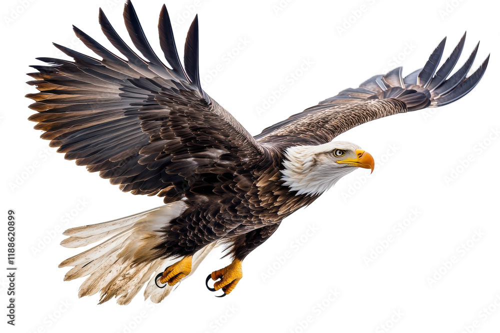 Majestic Eagle Adult Isolated on transparent Background for Artwork Majestic Eagle Adult Isolated on transparent Background for Artwork