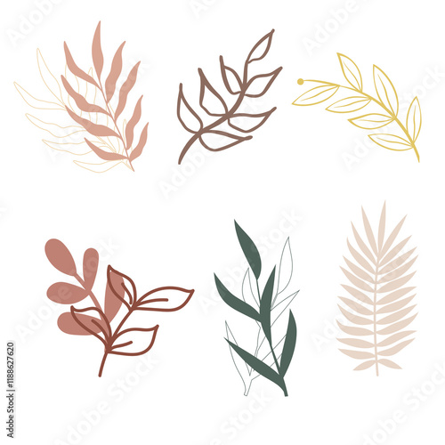 set of leaves