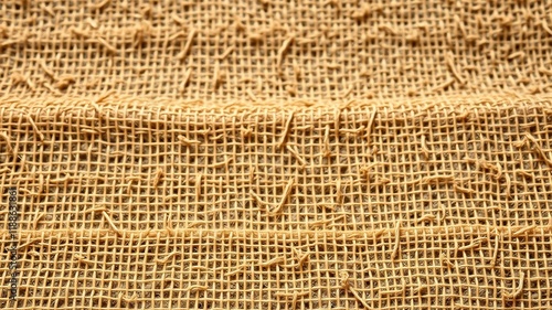 Jute Fabric Background - Rugged Texture, Bright Colors