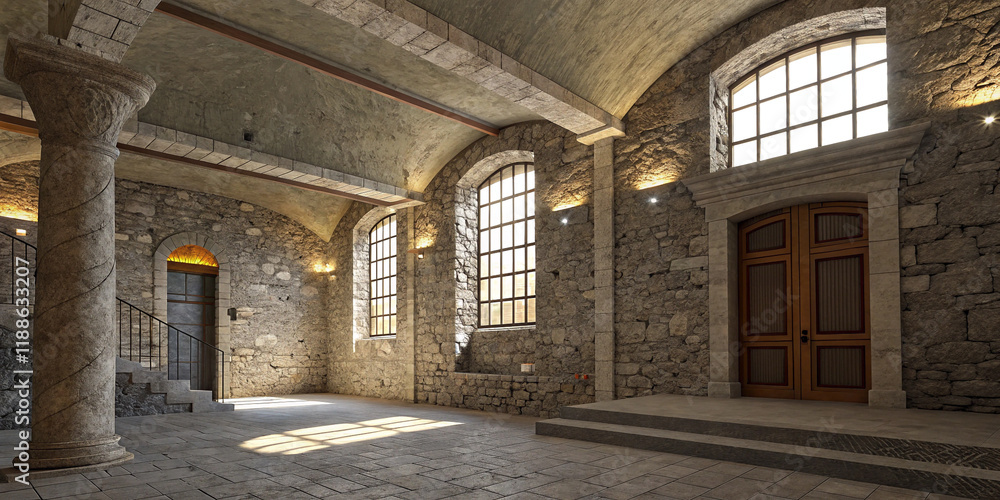 Realistic 3D Rendering of a Modern Space: A Visual Showcase Realistic 3D Rendering of a Modern Space: A Visual Showcase