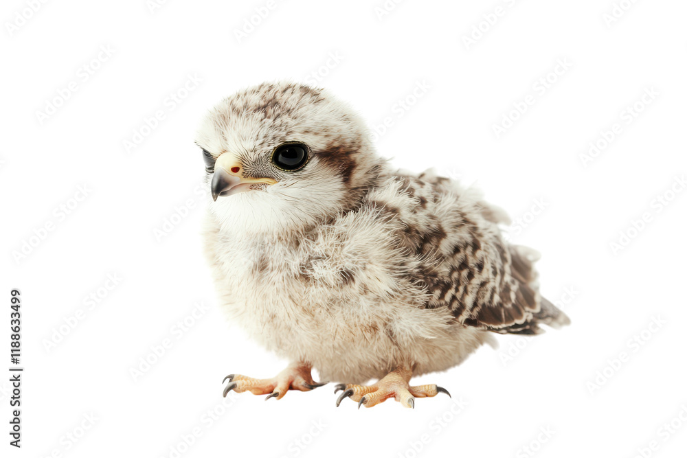 Falcon Chick Isolated on transparent Background for Creative Projects Falcon Chick Isolated on transparent Background for Creative Projects