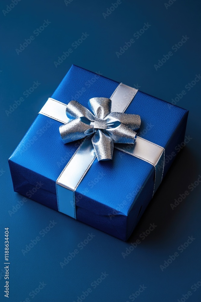 Obraz premium Blue Gift Box