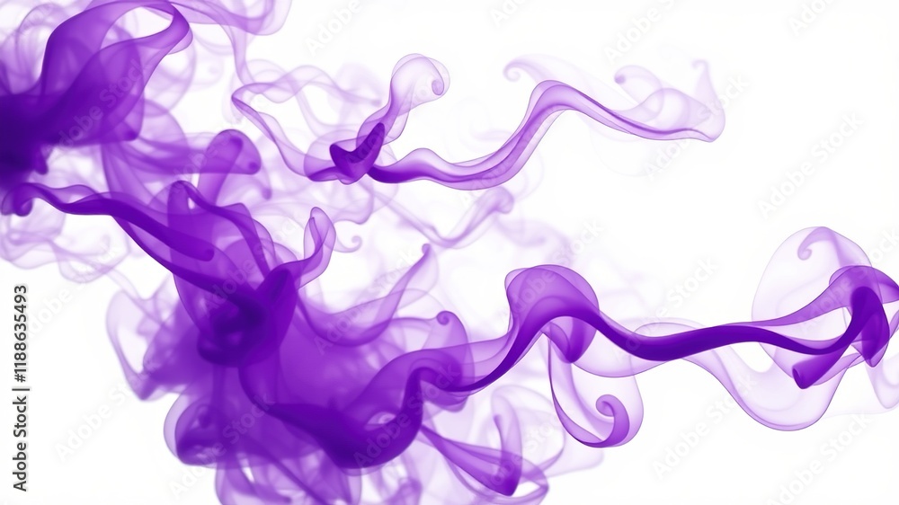 Purple Smoke Clouds - Artistic AI Image Purple Smoke Clouds - Artistic AI Image