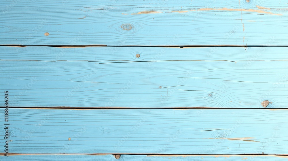 Fototapeta premium Rustic Light Blue Wood Plank Background - High Resolution Image