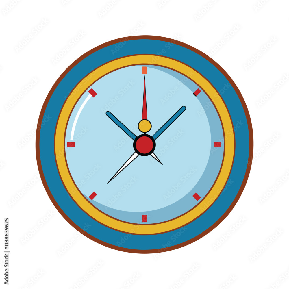 Clock icon vector isolated on white background. Time icon, Alarm icon Clock icon vector isolated on white background. Time icon, Alarm icon