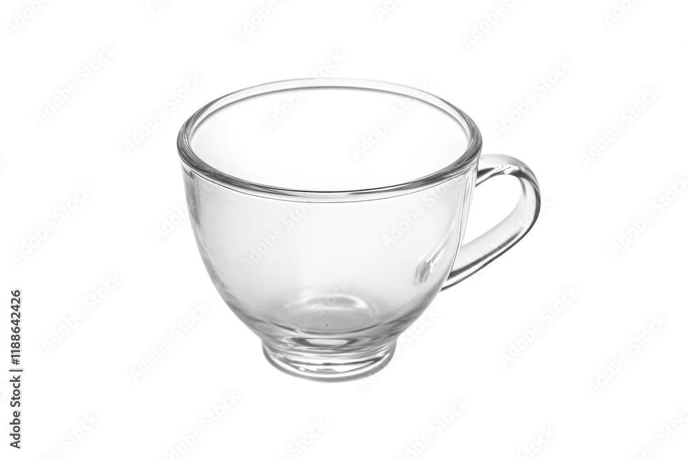 Elegant Glass Cup Isolated on transparent Background for Display Use Elegant Glass Cup Isolated on transparent Background for Display Use