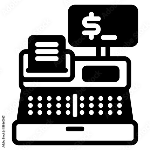 Cash register icon