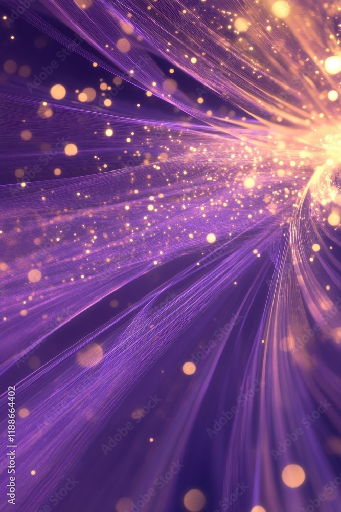 Dynamic burst of purple and gold lights creating mesmerizing trails that energize any creative project Dynamic burst of purple and gold lights creating mesmerizing trails that energize any creative project