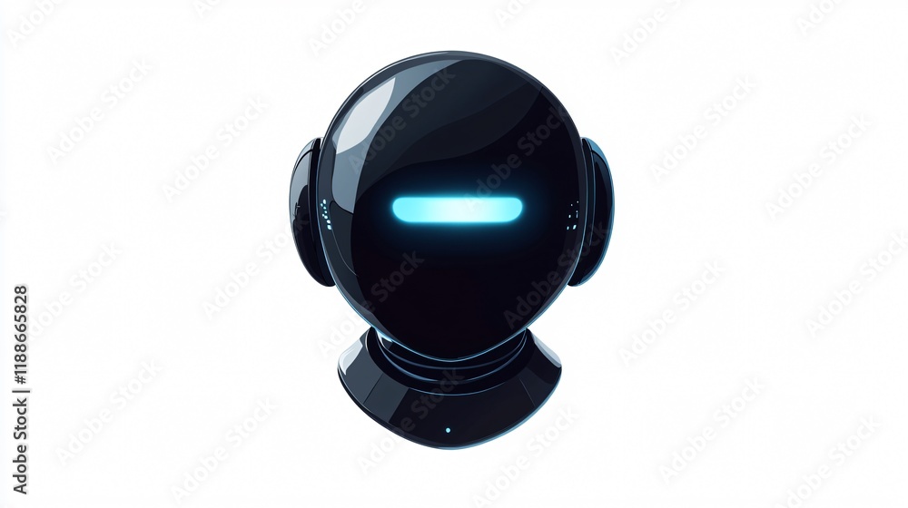 Virtual chatbot assistant design. Wide angle view of isolated virtual assistant. Technology concept in modern design. Virtual chatbot assistant design. Wide angle view of isolated virtual assistant. Technology concept in modern design.