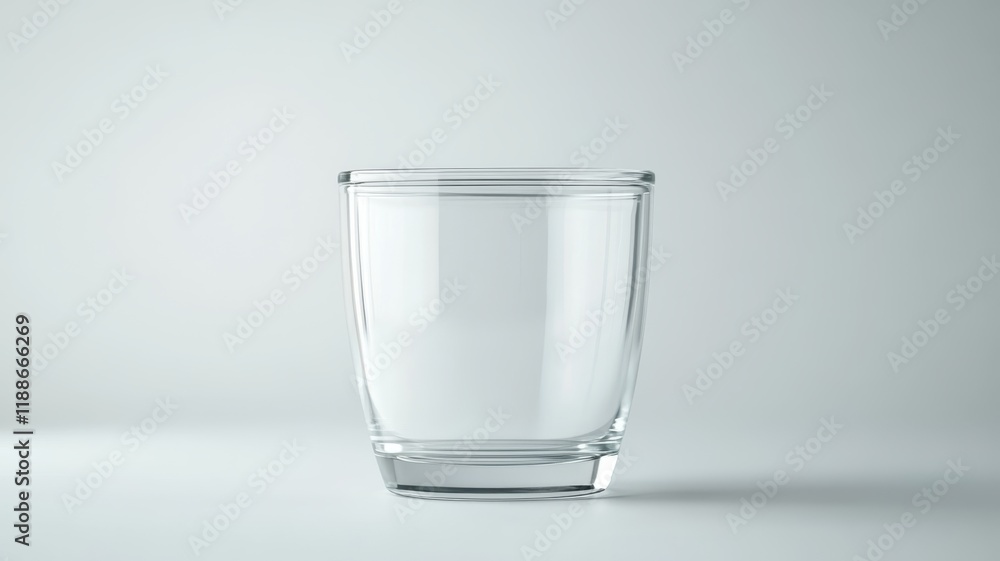 Isolated empty candle jar on white background glass container product photography minimalist front view home decor Isolated empty candle jar on white background glass container product photography minimalist front view home decor