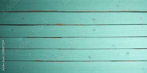 Fototapeta Naklejka Na Ścianę i Meble -  Rustic teal painted wood planks background texture for design
