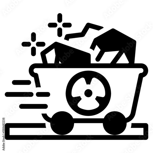 Uranium mine icon