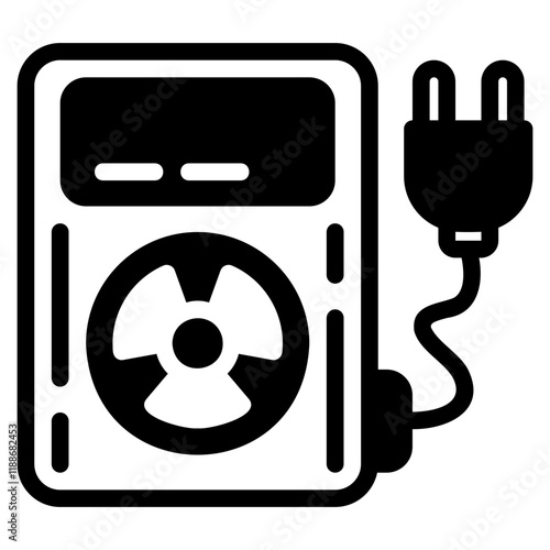 Nuclear power icon