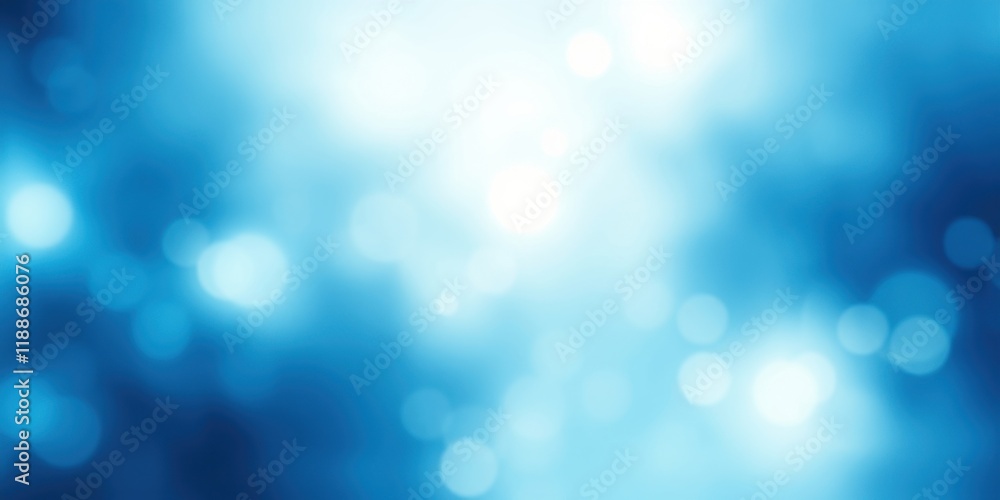 Abstract Blue Background with Soft, Bright Bokeh Lights Abstract Blue Background with Soft, Bright Bokeh Lights